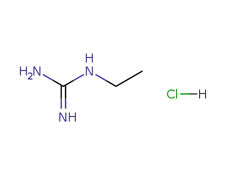 Molecular Structure of 19341-54-9 (N-ETHYLGUANIDINE HYDROCHLORIDE)