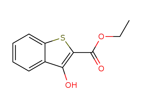 Molecular Structure of 5556-20-7 (ethyl 3-hydroxybenzo[b]thiophene-2-carboxylate)