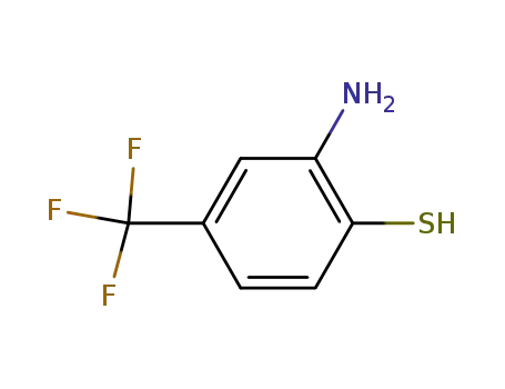 Molecular Structure of 19406-49-6 (2-AMINO-4-(TRIFLUOROMETHYL)THIOPHENOL3-AMINO-4-MERCAPTOBENZOTRIFLUORIDE)