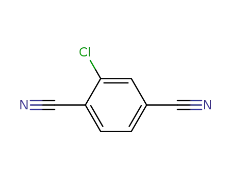 Molecular Structure of 1897-47-8 (2-chlorobenzene-1,4-dicarbonitrile)