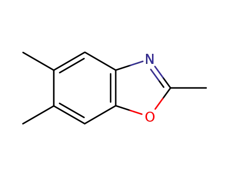 Molecular Structure of 19219-98-8 (2,5,6-TRIMETHYLBENZOXAZOLE)