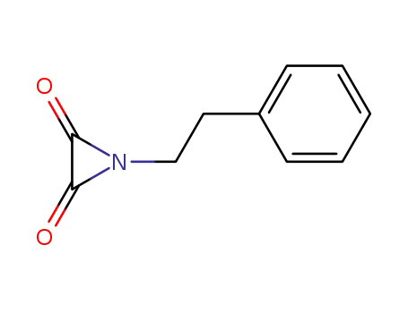 Molecular Structure of 75693-14-0 (1-Phenethyl-aziridine-2,3-dione)
