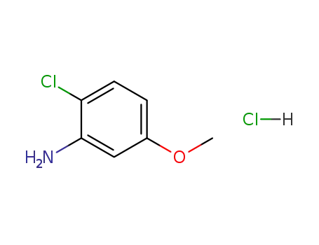 Molecular Structure of 85006-21-9 (2-Chloro-5-methoxyaniline hydrochloride)