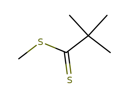 Molecular Structure of 40920-16-9 (methyl dithiopivalate)