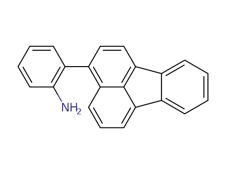 Molecular Structure of 744255-53-6 (2-fluoranthen-3-yl-aniline)
