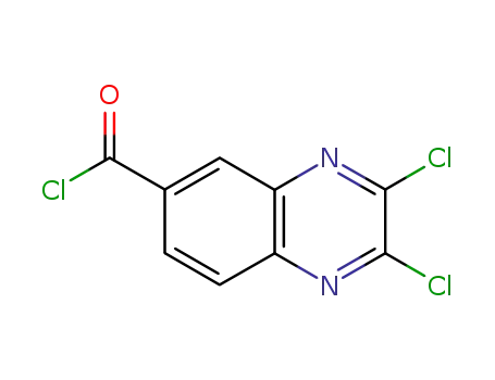 Molecular Structure of 1919-43-3 (2,3-dichloroquinoxaline-6-carbonyl chloride)