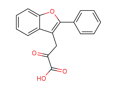 (2-phenyl-benzofuran-3-yl)-pyruvic acid