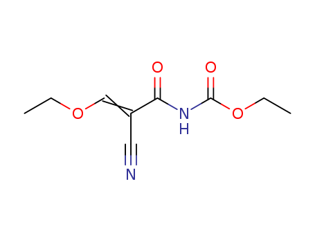 Carbamic acid,N-(2-cyano-3-ethoxy-1-oxo-2-propen-1-yl)-, ethyl ester cas  1187-34-4
