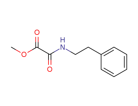 Molecular Structure of 20172-98-9 (N-Phenethyl-oxalamic acid methyl ester)