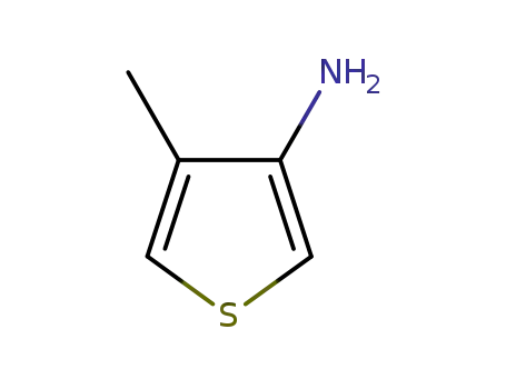 Molecular Structure of 23967-97-7 (3-AMINO-4-METHYLTHIOPHENE)