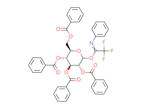 2,3,4,6-tetra-O-benzoyl-D-glucopyranosyl 1-(N-phenyl)-2,2,2-trifluoroacetimidate