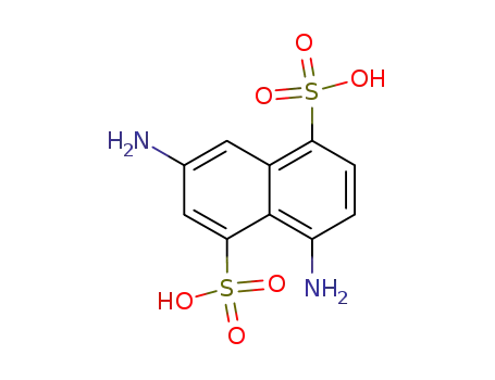 Molecular Structure of 19659-81-5 (3,8-diaminonaphthalene-1,5-disulphonic acid)