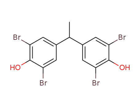 Molecular Structure of 126369-25-3 (Phenol, 4,4'-ethylidenebis[2,6-dibromo-)
