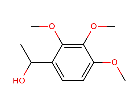 Molecular Structure of 41038-42-0 (1-(2,3,4-trimethoxyphenyl)ethanol)