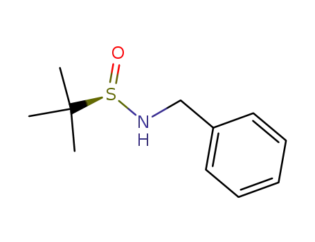Molecular Structure of 212378-92-2 ((R<SUB>S</SUB>)-N-benzyl-2-methylpropane-2-sulfinamide)