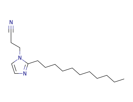 3-(2-undecylimidazol-1-yl)propanenitrile