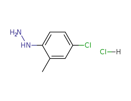 Molecular Structure of 19690-59-6 (1-(4-CHLORO-2-METHYLPHENYL)HYDRAZINE HYDROCHLORIDE)
