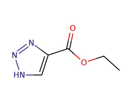 Molecular Structure of 40594-98-7 (Ethyl 1H-1,2,3-triazole-5-carboxylate)