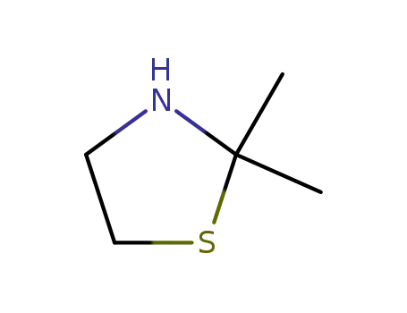 Molecular Structure of 19351-18-9 (2,2-DIMETHYLTHIAZOLIDINE)