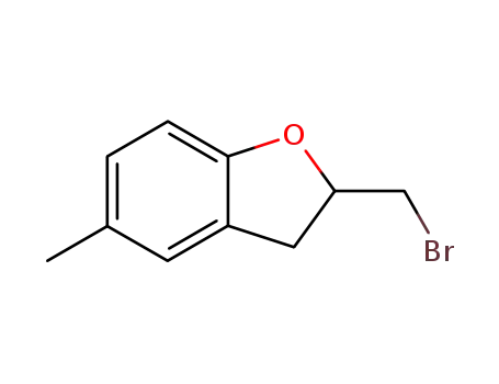 Molecular Structure of 19997-48-9 (2-(bromomethyl)-2,3-dihydro-5-methylbenzofuran)