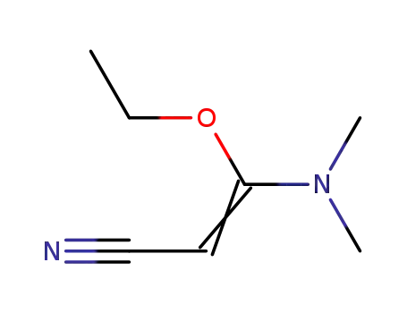 Molecular Structure of 34644-27-4 (2-dimethylamino-2-ethoxy-1-cyanoethylene)