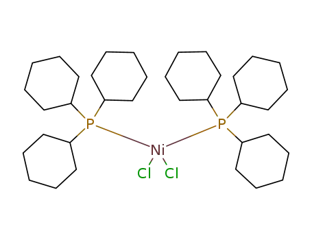 Molecular Structure of 19999-87-2 (Bis(tricyclohexylphosphine)nickel(II) chloride, 99%)