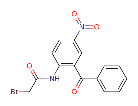 2011-70-3,N-(2-benzoyl-4-nitrophenyl)-2-bromoacetamide,Acetanilide,2'-benzoyl-2-bromo-4'-nitro- (7CI,8CI);5-Nitro-2-(bromoacetamido)benzophenone;