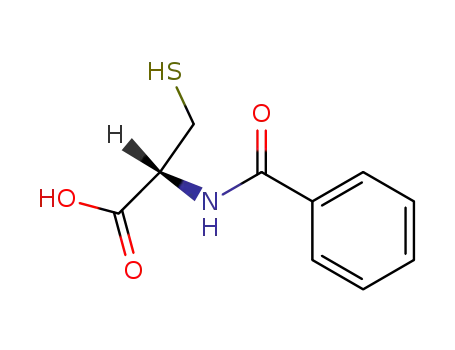 Molecular Structure of 7217-84-7 (L-Cysteine, N-benzoyl-)