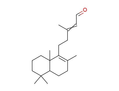 Molecular Structure of 19889-13-5 (3-methyl-5-(3,4,4a,5,6,7,8,8a-octahydro-2,5,5,8a-tetramethyl-1-naphthyl)pent-2-en-1-al)