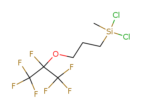 (Heptafluoroisopropoxy)propylmethyldichlorosilane