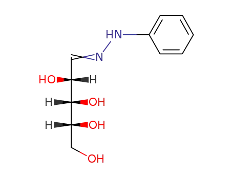 Molecular Structure of 28767-74-0 (D-Arabinose phenyl hydrazone)