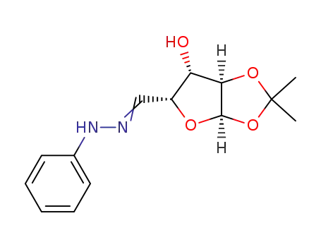 <i>O</i><sup>1</sup>,<i>O</i><sup>2</sup>-isopropylidene-α-D-<i>xylo</i>-pentodiald-1,4-ose-5-phenylhydrazone