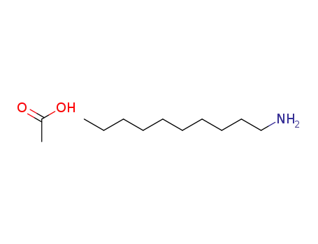 Decylazanium;acetate