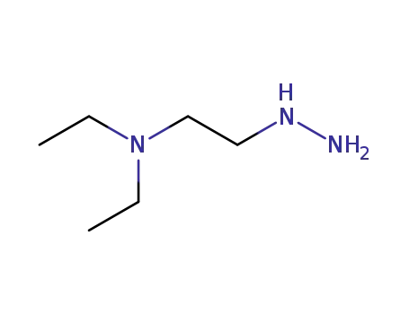 Molecular Structure of 924-29-8 (Ethanamine, N,N-diethyl-2-hydrazino-)