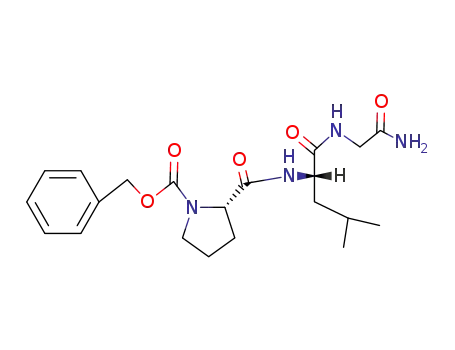 Molecular Structure of 14485-80-4 (Z-PRO-LEU-GLY-NH2)