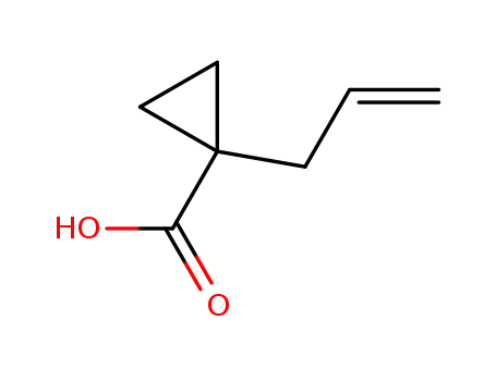 Molecular Structure of 80360-57-2 (1-Allylcyclopropanecarboxylic acid)