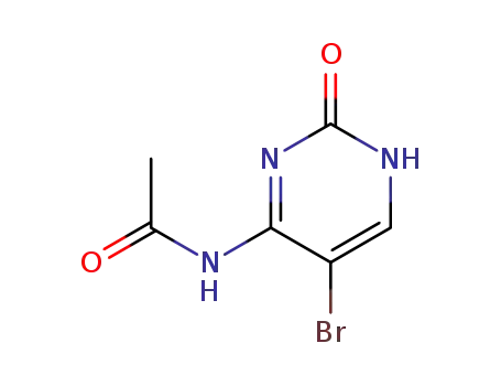 Molecular Structure of 945548-37-8 (N-acetyl-5-bromocytosine)
