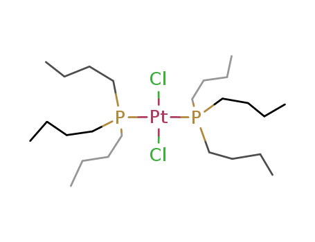 Molecular Structure of 15391-01-2 (Platinum,dichlorobis(tributylphosphine)-, (SP-4-1)-)