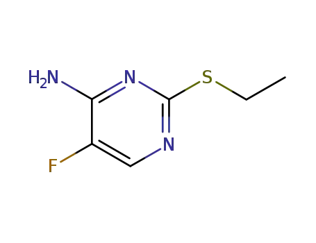 2-ethylsulfanyl-5-fluoro-pyrimidin-4-ylamine
