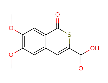 6,7-dimethoxy-1-oxo-1<i>H</i>-isothiochromene-3-carboxylic acid