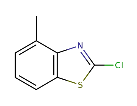 Molecular Structure of 3622-32-0 (2-Chloro-4-methylbenzothiazole)