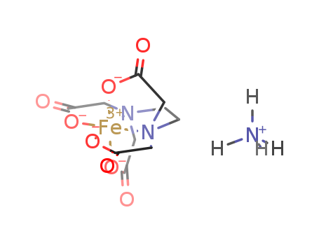 Ammonium ((N,N'-ethylenebis(N-(carboxymethyl)glycinato))(4-)-N,N',O,O',ON,ON')ferrate(1-)