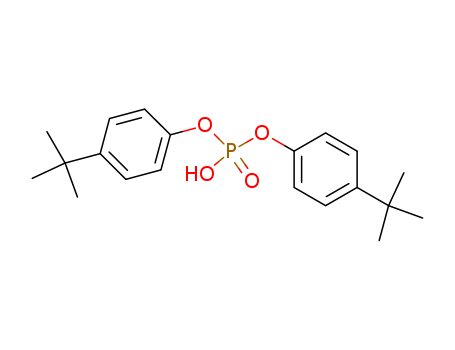 21150-89-0,bis(p-tert-butylphenyl) hydrogen phosphate,Phenol, 4-(1,1-dimethylethyl)-, hydrogen phosphate;bis(p-tert-butylphenyl) hydrogen phosphate;bis-(p-tert-Butylphenyl) hydrogen phosphate;Phosphoric acid bis-(4-tert-butyl-phenyl) ester;