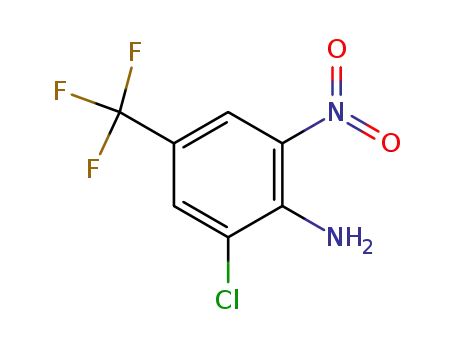 Molecular Structure of 57729-79-0 (4-AMINO-3-CHLORO-5-NITROBENZOTRIFLUORIDE)