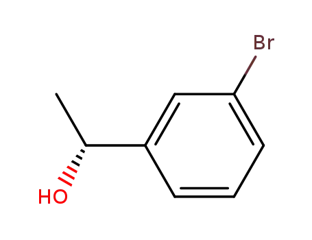 Molecular Structure of 134615-24-0 ((R)-1-(3-Bromophenyl)ethanol)
