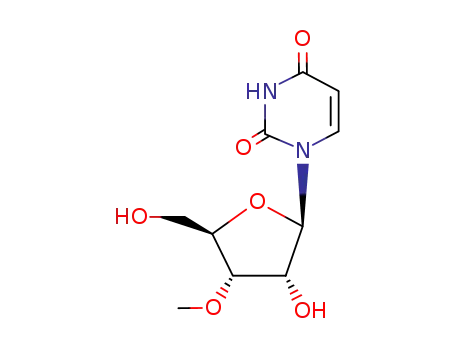 Molecular Structure of 6038-59-1 (3'-O-METHYLURIDINE)