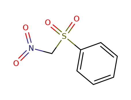 Molecular Structure of 21272-85-5 (NITROMETHYL PHENYL SULFONE)