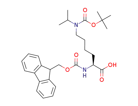 Molecular Structure of 201003-48-7 (FMOC-LYS(BOC)(ISOPROPYL)-OH)