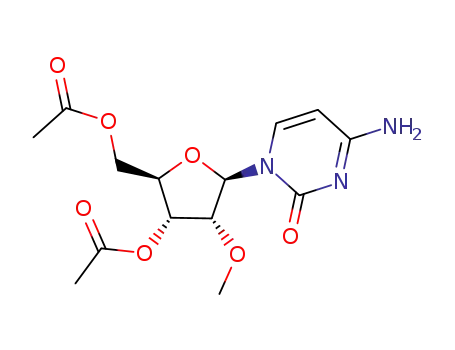 Molecular Structure of 1085342-86-4 (3',5'-di-O-acetyl-2'-O-methylcytidine)