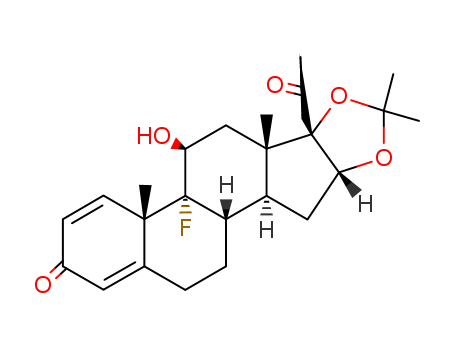 Pregna-1,4-diene-3,20-dione,9-fluoro-11-hydroxy-16,17-[(1-methylethylidene)bis(oxy)]-, (11b,16a)-